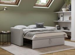Shannon 2-Seater Pull-Out Sofa Bed - Grey - thumbnail 2