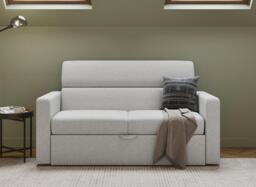 Shannon 2-Seater Pull-Out Sofa Bed - Grey - thumbnail 1