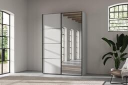 Roberts Small 2-Door Wardrobe - White