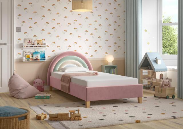 Kids Rainbow Bed Set - 3'0 Single