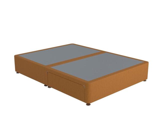 Sleepeezee Contemporary Divan Bed Base - 4'0 Small double - Orange