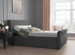 Lucia Sleepmotion Adjustable Upholstered Bed Frame - 3'0 Single - Grey - thumbnail 3