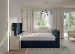 Foley Adjustable TV Bed - 6'0 Super king - Blue - thumbnail 2