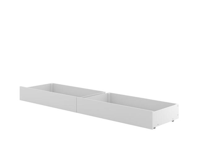 Kids Bunk Beds Drawers - White