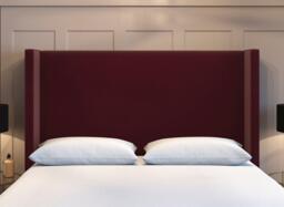 Flaxby Kettlewell Winged Headboard - 6'0 Super king - Brown