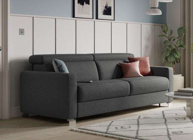 Altamura Charcoal 3 Seater Sofabed - Grey