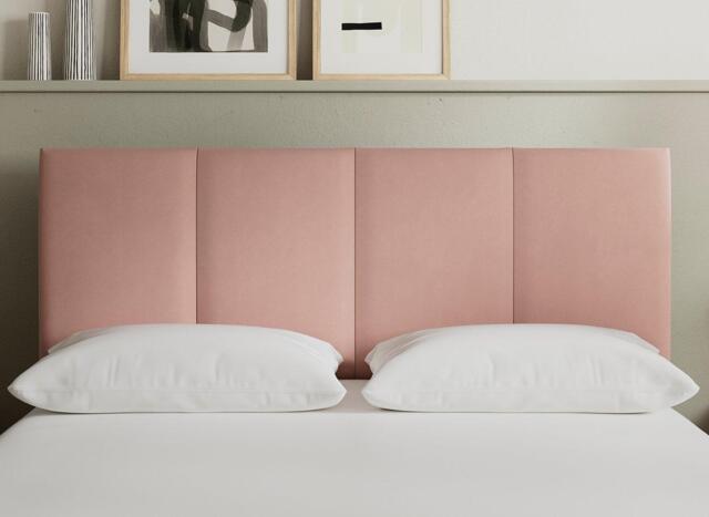 Dream Team Ashbury Headboard - 4'6 Double - Pink - image 1