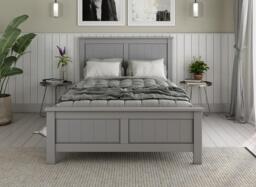 Northwood Wooden Bed Frame - 4'0 Small double - Grey - thumbnail 2