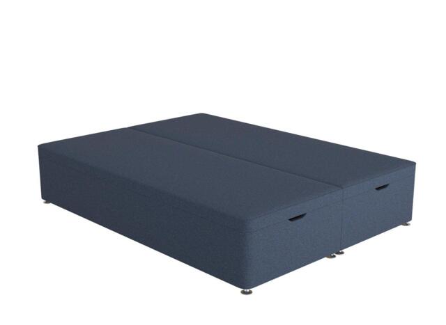 Flaxby Ottoman Divan Bed Base - 4'6 Double - Blue