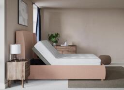 TEMPUR® Linford Sleepmotion Adjustable Upholstered Bed Frame - 6'0 Super king - Pink - thumbnail 3