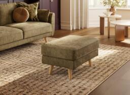 Ballymena Ottoman stool - Green - thumbnail 1