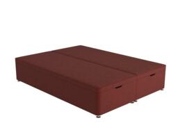 Flaxby Ottoman Divan Bed Base - 5'0 King - Red