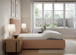 TEMPUR® Duxford Sleepmotion Adjustable Upholstered Bed Frame - 6'0 Super king - Pink - thumbnail 3