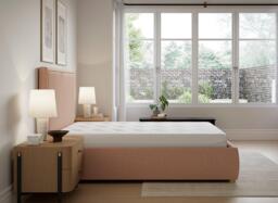TEMPUR® Duxford Sleepmotion Adjustable Upholstered Bed Frame - 6'0 Super king - Pink - thumbnail 2