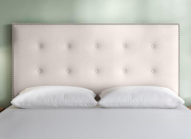Dream Team Levisham Headboard - 4'0 Small double - Cream - image 1