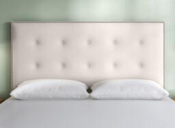 Dream Team Levisham Headboard - 4'0 Small double - Cream - thumbnail 1