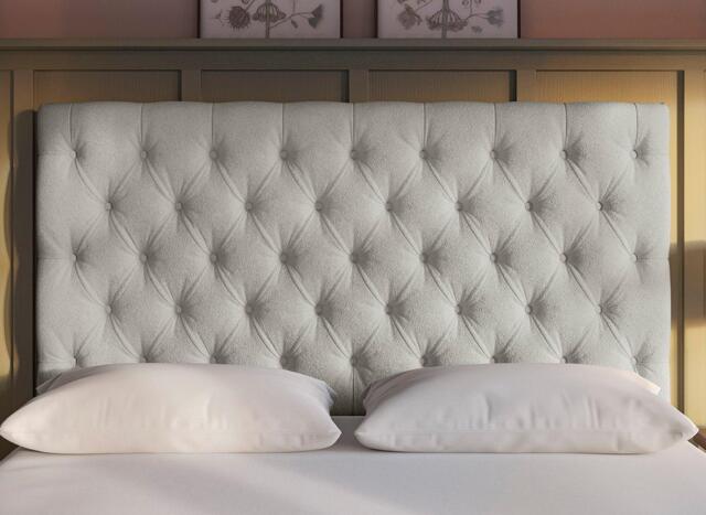 Flaxby Harrogate Headboard - 4'0 Small double - Cream - image 1