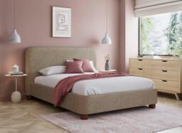 Cosmopolitan Helen Ottoman Upholstered Bed Frame - 4'0 Small double - Grey - thumbnail 1