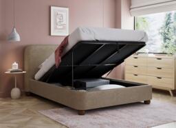 Cosmopolitan Helen Ottoman Upholstered Bed Frame - 4'0 Small double - Grey - thumbnail 2