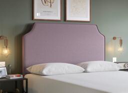 Flaxby Rainton Padded Headboard - 6'0 Super king - Purple - thumbnail 2
