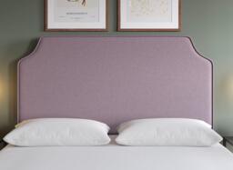 Flaxby Rainton Padded Headboard - 6'0 Super king - Purple - thumbnail 1