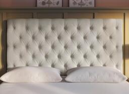 Flaxby Harrogate Headboard - 5'0 King - Beige - thumbnail 1