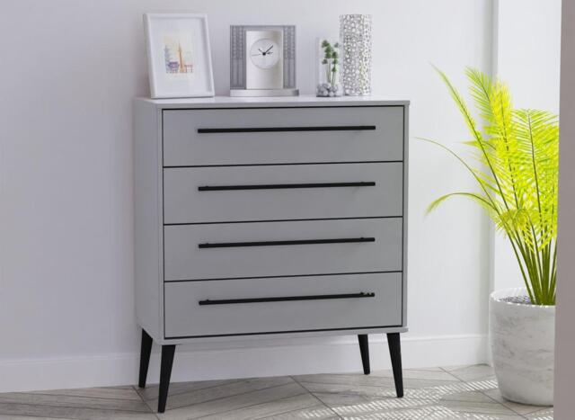 Oregon 4-Drawer Chest - Grey - image 1