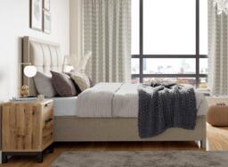 Hopkins Ottoman Bed Frame - 4'6 Double - Cream - thumbnail 3