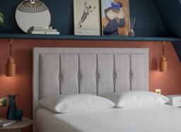Dream Team Malham Headboard - 5'0 King - Grey - thumbnail 2