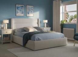 Marcello Upholstered Ottoman Bed Frame - 5'0 King - Grey