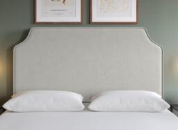 Flaxby Rainton Padded Headboard - 4'6 Double - Cream - thumbnail 1