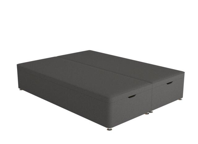 Flaxby Ottoman Divan Bed Base - 4'6 Double - Grey