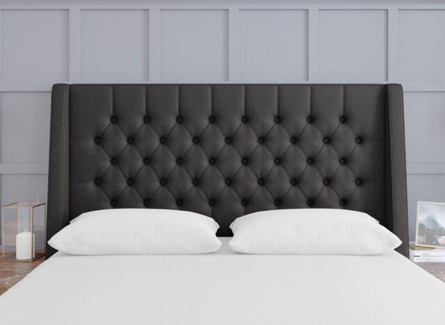 TheraPur Buckler Headboard - 4'0 Small double - Grey - image 1