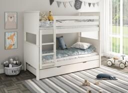 Northwood Bunk Bed Frame - 3'0 Single - White - thumbnail 2
