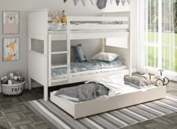 Northwood Bunk Bed Frame - 3'0 Single - White - thumbnail 1