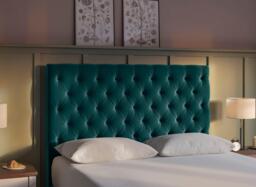 Flaxby Harrogate Headboard - 3'0 Single - Green - thumbnail 2