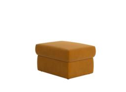 Vicenza Ottoman Footstool - Orange - thumbnail 4