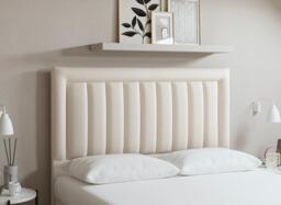Dream Team Hinton Headboard - 4'6 Double - Cream - thumbnail 2