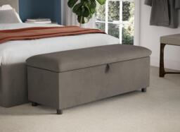 Silentnight Sydnie Upholstered Blanket Box - Brown