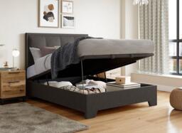 Hopkins Ottoman Bed Frame - 5'0 King - Grey