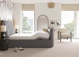 Yokohama Adjustable TV Bed - 6'0 Super king - Grey - thumbnail 4