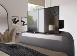 Yokohama Adjustable TV Bed - 6'0 Super king - Grey - thumbnail 7