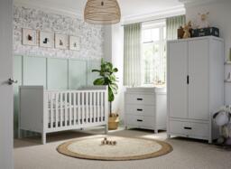 Silentnight Koko Cot Bed - Grey - thumbnail 2