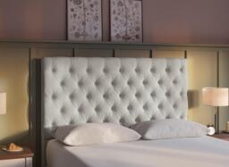 Flaxby Harrogate Headboard - 5'0 King - Cream - thumbnail 2