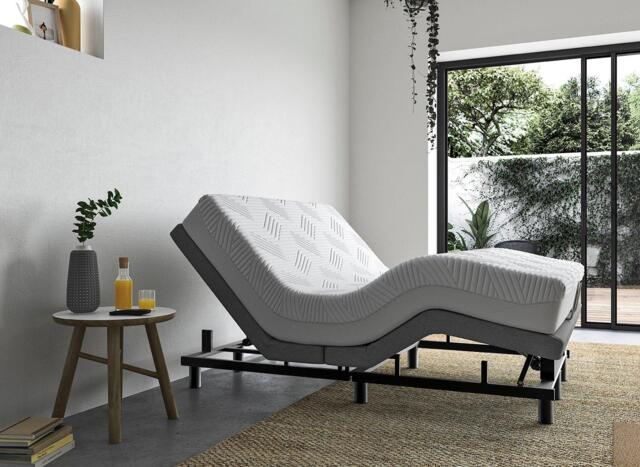 Sleepmotion 400i Adjustable Bed Frame - 5'0 King - Grey - image 1