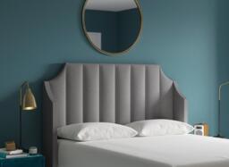 TheraPur Holly Headboard - 6'0 Super king - Grey - thumbnail 2