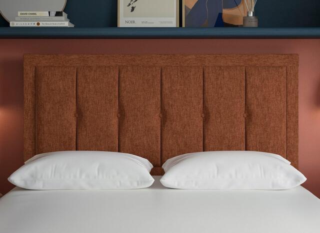Dream Team Malham Headboard - 3'0 Single - Brown - image 1