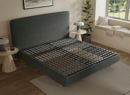 TEMPUR® Sensory Arc Upholstered Bed Frame - Grey - thumbnail 3
