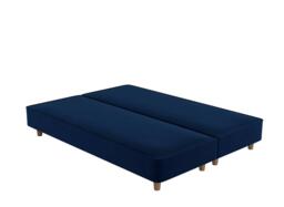 Flaxby Shallow Divan Bed Base - 6'0 Super king - Blue