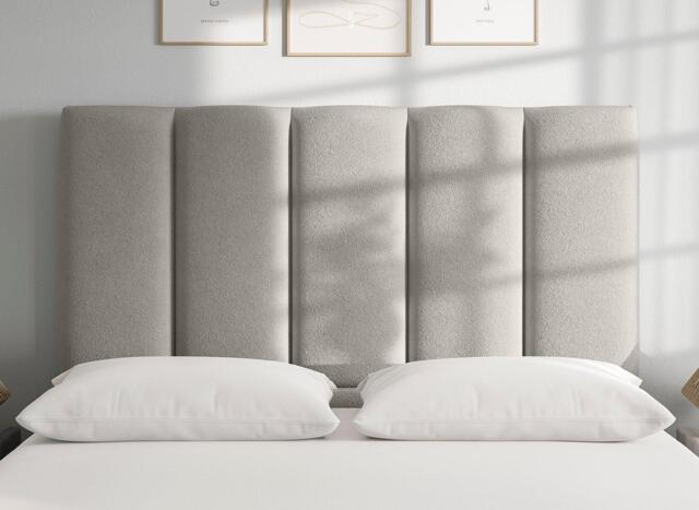 Flaxby Gransmore Headboard - 4'0 Small double - Cream - image 1